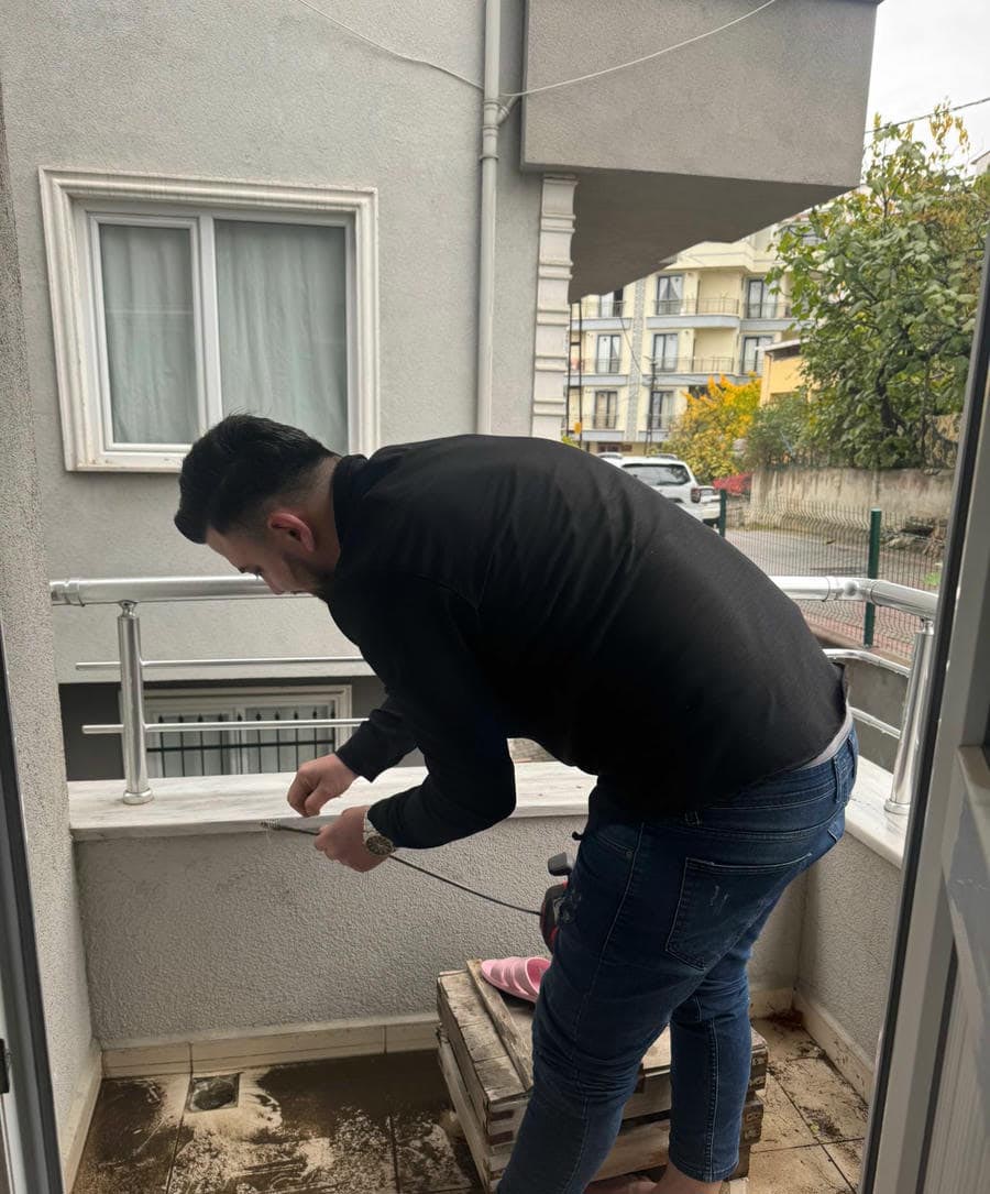 Balkon gideri açma hizmeti